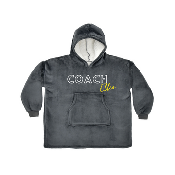 Personalised Coach Hooded Blanket