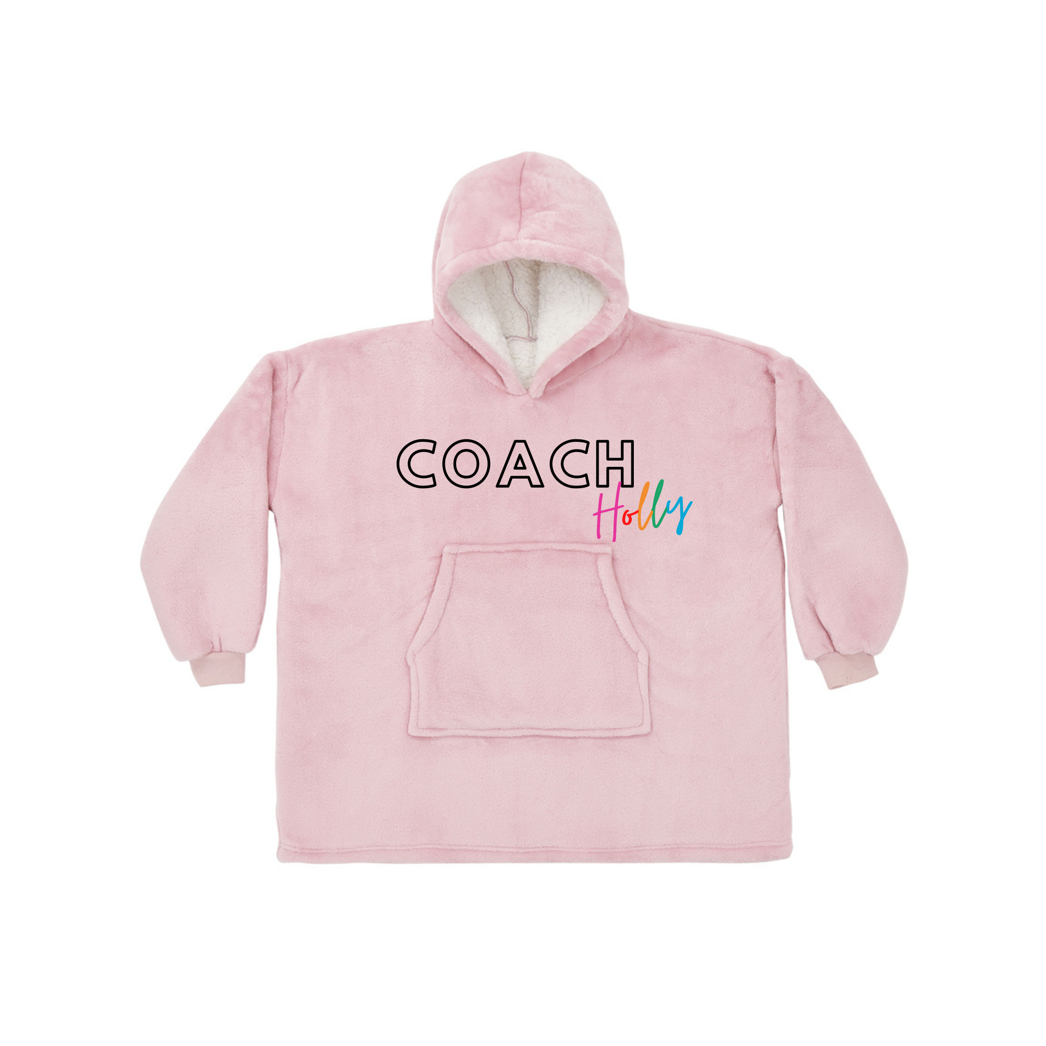 Personalised Coach Hooded Blanket